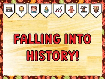 FALLING INTO HISTORY! Fall Bulletin Board Kit & Door Décor