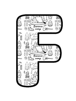 FIRE UP FOR COLLEGE! Camping, Summer Holidays Bulletin Board Decor