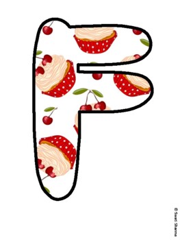 FIRST GRADE IS SWEET! Cupcake Bulletin Board Letters