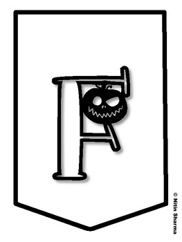 FRANK-LY I LOVE BOOKS! Halloween Bulletin Board Letters, Halloween Banner