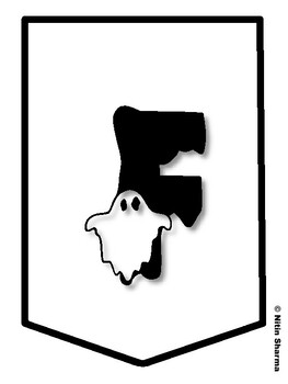 FRANK-LY I LOVE BOOKS! Halloween Bulletin Board Letters, Halloween Banner