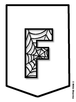 FUNNY BONES! Halloween Bulletin Board Letters, Halloween Banner