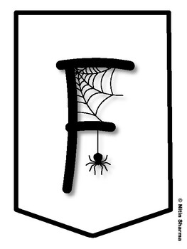 FUNNY BONES! Halloween Bulletin Board Letters, Halloween Banner