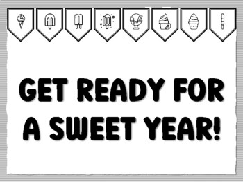 GET READY FOR A SWEET YEAR! Icecream Bulletin Board Kit