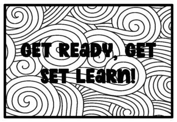 GET READY, GET SET LEARN!, Growth Mindset Activity