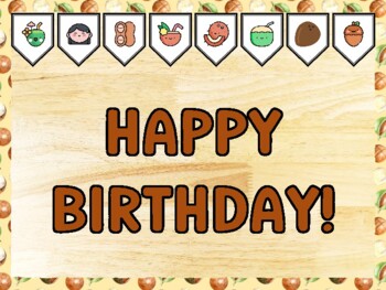 HAPPY BIRTHDAY! Nuts Bulletin Board Kit & Door Décor, Nuts Classroom Décor