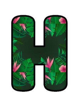 HAPPY BIRTHDAY! Tropical Bulletin Board Decor