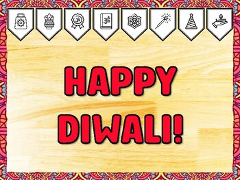HAPPY DIWALI! Diwali Printable Bulletin Board Kit & Door Décor, Diwali Classr