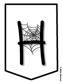 HAPPY LLAMA-WEEN! Halloween Bulletin Board Letters, Halloween Banner