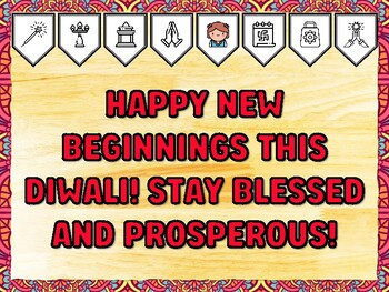 HAPPY NEW BEGINNINGS THIS DIWALI! STAY BLESSED AND PROSPEROUS! Diwali Printab