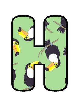 HAPPY TODDLERS! Tropical, Toucan Bulletin Board Decor