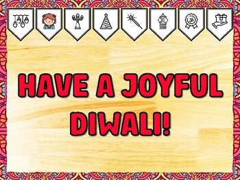HAVE A JOYFUL DIWALI! Diwali Printable Bulletin Board Kit & Door Décor, Diwal