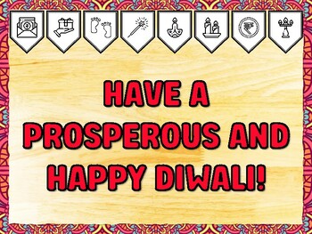 HAVE A PROSPEROUS AND HAPPY DIWALI! Diwali Printable Bulletin Board Kit & Doo