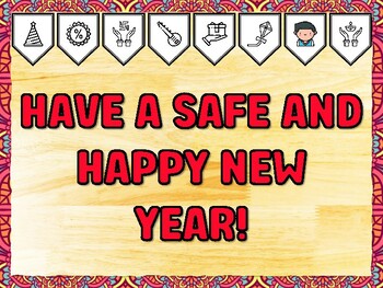 HAVE A SAFE AND HAPPY NEW YEAR! Diwali Printable Bulletin Board Kit & Door Dé