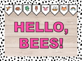 HELLO, BEES! Spring Bulletin Board & Door Décor Kit