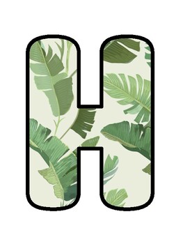 HERE WE GROW AGAIN! Tropical Bulletin Board Decor
