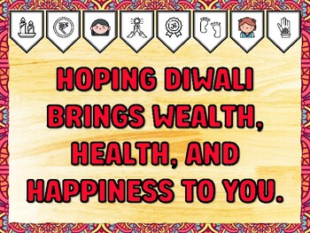 HOPING DIWALI BRINGS WEALTH, HEALTH, AND HAPPINESS TO YOU. Diwali Printable B