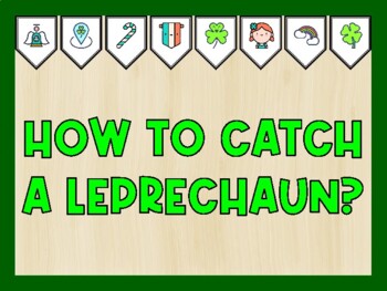 HOW TO CATCH A LEPRECHAUN? St. Patrick's Day Bulletin Board Kit