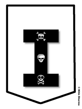 IT'S OCTOBER, STAY SAFE IN A NIGHT OUT! Halloween Bulletin Board Letters, H