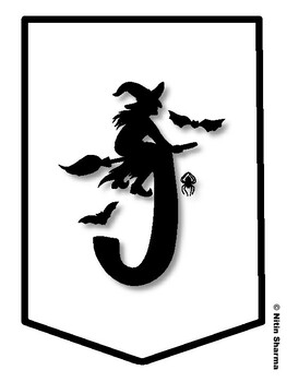 JUMPING JACK-O-LANTERNS! Halloween Bulletin Board Letters, Halloween Banner
