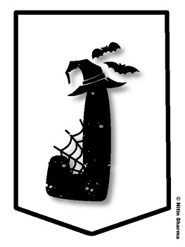 JUMPING JACK-O-LANTERNS! Halloween Bulletin Board Letters, Halloween Banner
