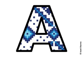 Knitted Ugly Sweater, Winter Bulletin Board Letters, Alphabet Posters