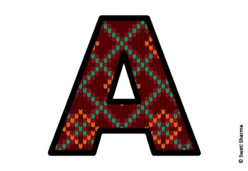 Knitted Ugly Sweater, Winter Bulletin Board Letters, Alphabet Posters