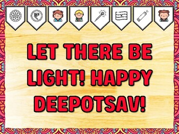 LET THERE BE LIGHT! HAPPY DEEPOTSAV! Diwali Printable Bulletin Board Kit & Do