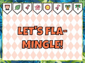 LET'S FLA-MINGLE! Flamingo Bulletin Board