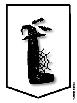 LOOK WHAT'S BREWING IN MUSIC! Halloween Bulletin Board Letters, Halloween B