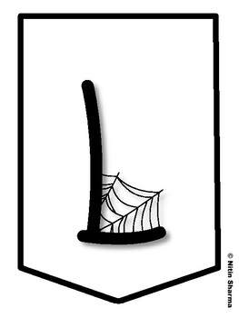 LOOK WHAT'S BREWING IN MUSIC! Halloween Bulletin Board Letters, Halloween B
