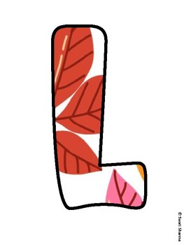 LOOK WHO'S HIDING IN THE LEAVES! Fall Leaves Bulletin Board Letters