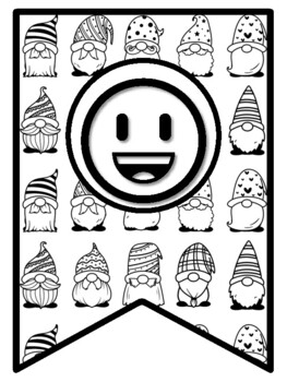 LOVE MY GNOMIES! Gnomes Banner, Coloring Pages