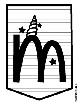 MATH IS MAGICAL! Unicorn Bulletin Board Letters