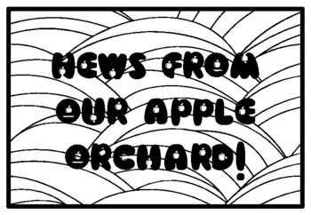 NEWS FROM OUR APPLE ORCHARD! Fall Apple Activity, Apples Coloring Pages, Autu