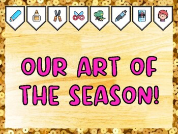 OUR ART OF THE SEASON! Creativity, Art Bulletin Board Kit