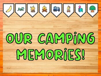 OUR CAMPING MEMORIES! Camping Bulletin Board Kit