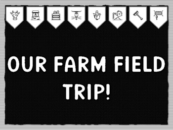 OUR FARM FIELD TRIP! Ready to print Farm Bulletin Board Kit, Farm Classroom Dec