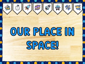 OUR PLACE IN SPACE! Galaxy Bulletin Board Kit & Door Décor