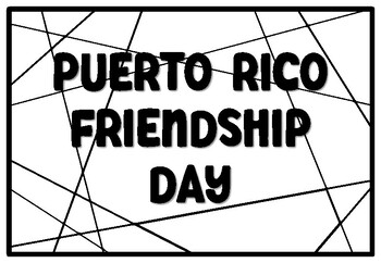 PUERTO RICO FRIENDSHIP DAY Coloring Pages, Columbus Day Bulletin Board Quote