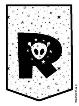 REACH FOR THE STARS! Galaxy Bulletin Board Letters