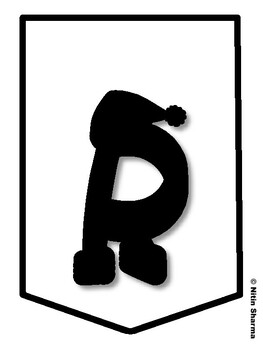 READING MAKES YOU BRIGHT! Christmas Bulletin Board Letters