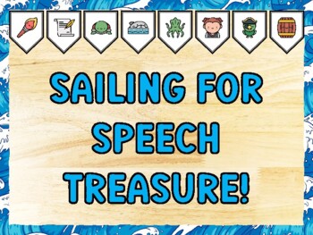 SAILING FOR SPEECH TREASURE! Pirate Bulletin Board Kit & Door Décor