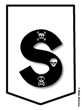 SCARED TO THE BONES! Halloween Bulletin Board Letters, Halloween Banner