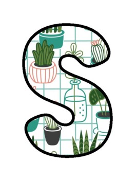 SHARP READERS IN THIS CLASS! Cactus, Succulents, Welcome Back To School Bul