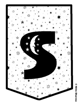 SPACE TRAVEL! Galaxy Bulletin Board Letters