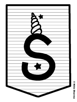 SPARKLING UNICORNS IN THIS CLASS! Unicorn Bulletin Board Letters
