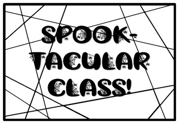 SPOOK-TACULAR CLASS!, Halloween Coloring Pages, Halloween Morning Work