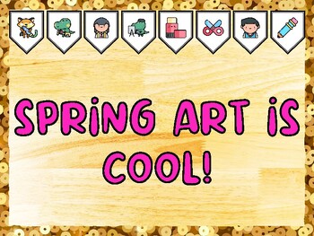 SPRING ART IS COOL! Creativity, Art Bulletin Board Kit