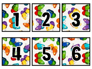Spring, Bugs, Butterflies Classroom Calendar Set